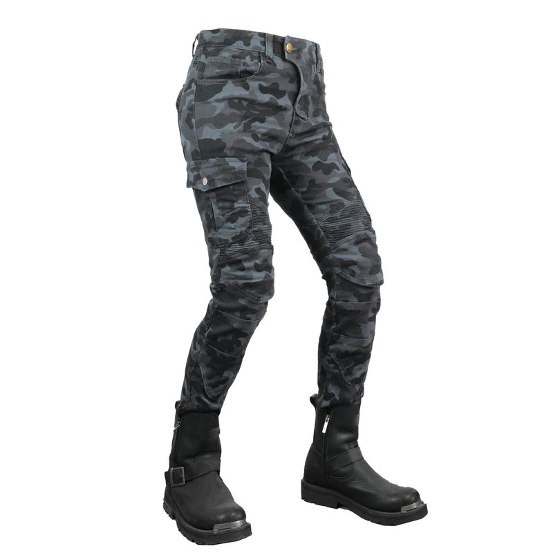 Damskie jeansy kamuflażowe spo – Motorcycle Gear Testing recenzja i cena