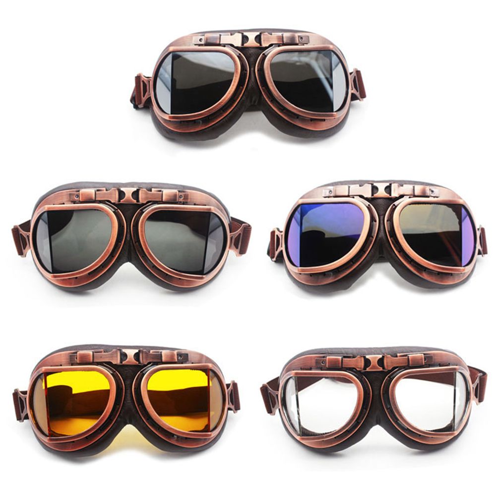 Retro Vintage gogle pilotażowe – Motorcycle Gear Used recenzja i cena