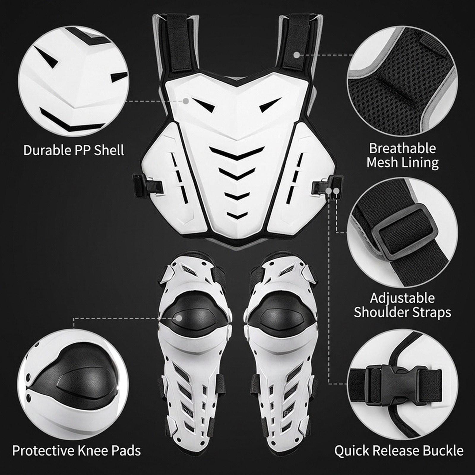 Ergonomiczna ochrona klatki pi – Motorcycle Gear Mens recenzja i cena